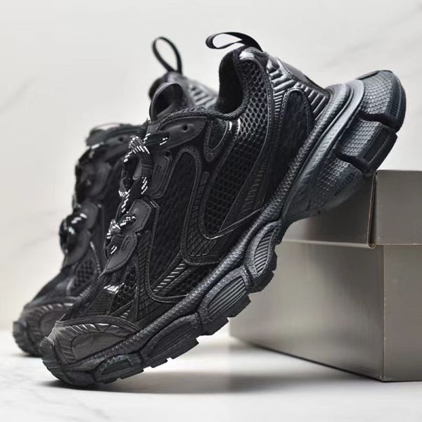 

designers paris runner 7.0 casual shoes demna women men transmit sense retro trainers black white pink blue trend all-match jogging hiking 7