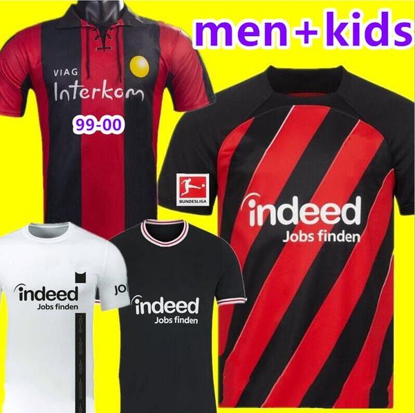 

23 24 eintracht frankfurt soccer jerseys 2023 2024 football shirt m.gotze kostic sow klammers hinteregger kamada borre rode ache man footbal, Black;yellow