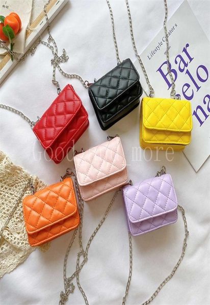 

kids fashion cute pu rectangular candy color purse shoulder messenger travel exquisite princess bag6289926, White