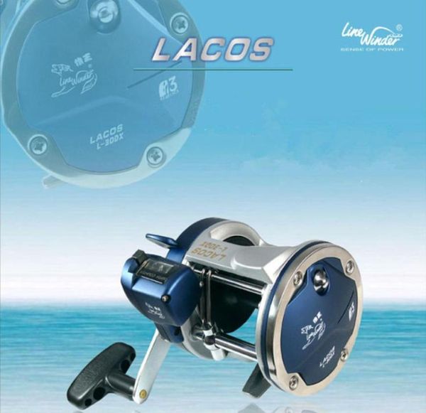 

line winder jigging trolling boat fishing reel coil left hand l2030dxwith counter casting drum reel wheel molinete pesca big gam8747327