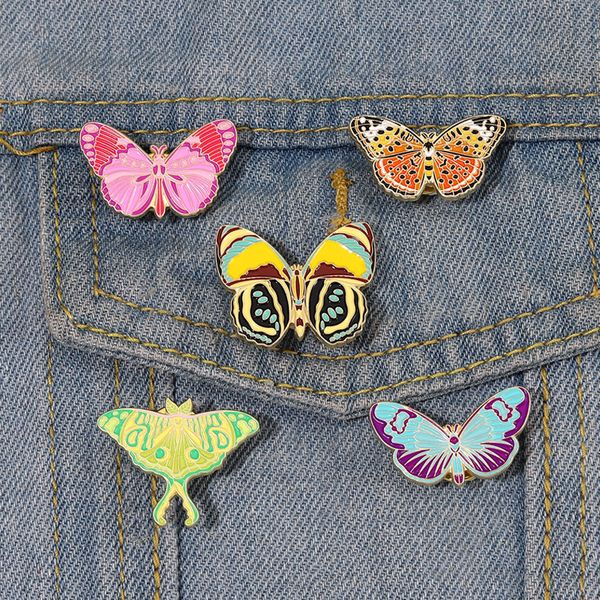 

dots insects brooch cute anime movies games hard enamel pins collect cartoon brooch backpack hat bag collar lapel badges, Blue