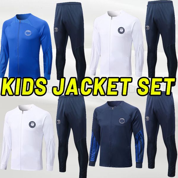 

enfants kids long sleeve mbappe hakimi messis soccer tracksuits sergio ramos 22 23 2022 2023 marquinhos verratti psgs hakimi maillot foot ja, Black