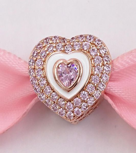 

andy jewel 925 sterling silver beads hearts on hearts charm charms fits european style jewelry bracelets & necklace 788097npr4075952, Black