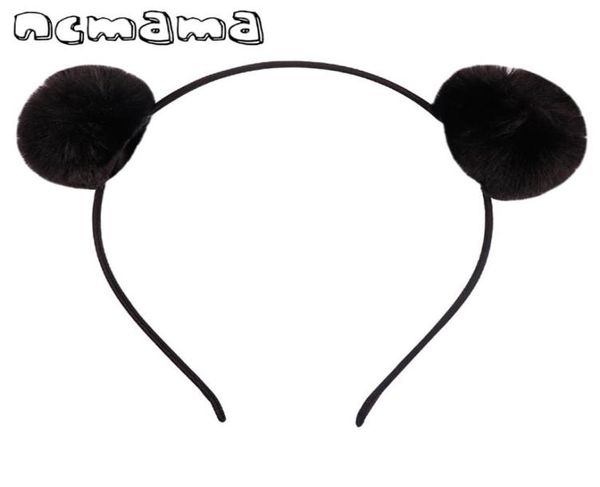 

lovely pompom hairband rabbit plush hair ball headband ears elastic hair hoop for kids hair accessories c19021601240y5233830, Golden;white