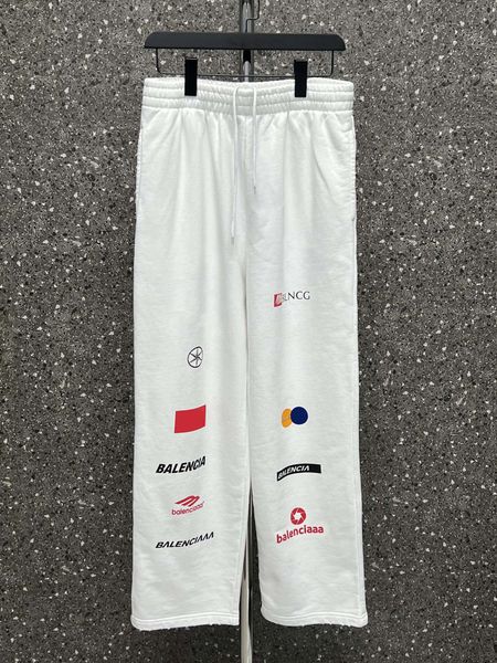 

men's plus size pants oversize sports pants with torn and torn printed embroidered cotton pants t3tg, Black;brown