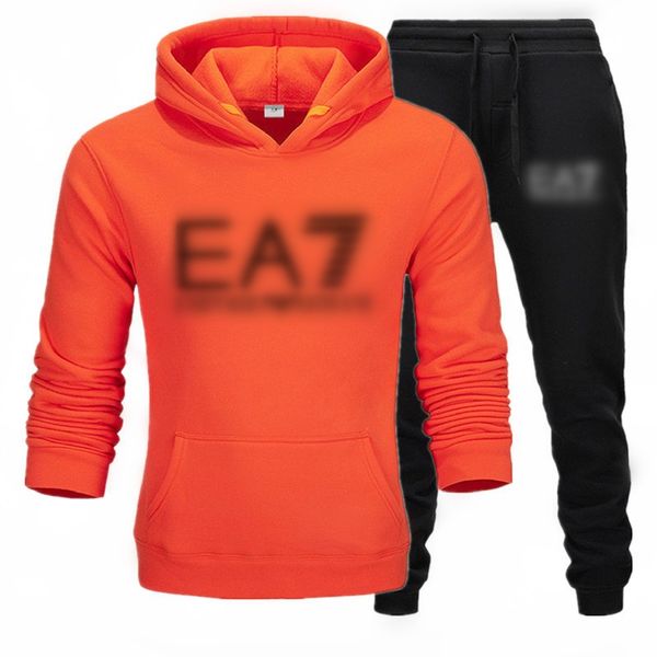 

mens set designer tracksuits suit tide letters print high street loose hoodies and sweatpants sets casual sports suits, Gray