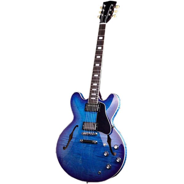 

excusive e s 335 figured blueberry burst s n 212530098 electric guitar as same of the pictures
