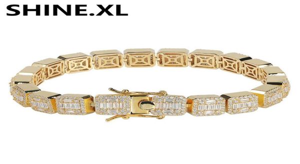 

10mm iced out tennis bracelet full zirconia gold silver plted mens hiphop jewelry 1 row cubic luxury men bracelets7655254, Black