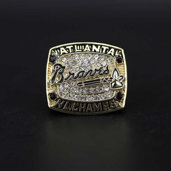 

nl 1996 atlanta warriors baseball championship ring fans, Silver