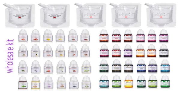

lip gloss whole 500ml base 24pcs flavoring oil scents liquid pigment for diy material lipgloss vendor2014850