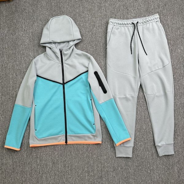 

mens tracksuit designer tech fleece girl tracksuit joggers mens zipper jackets and sport pants sets designer woman letter tracksuits leisure, Gray