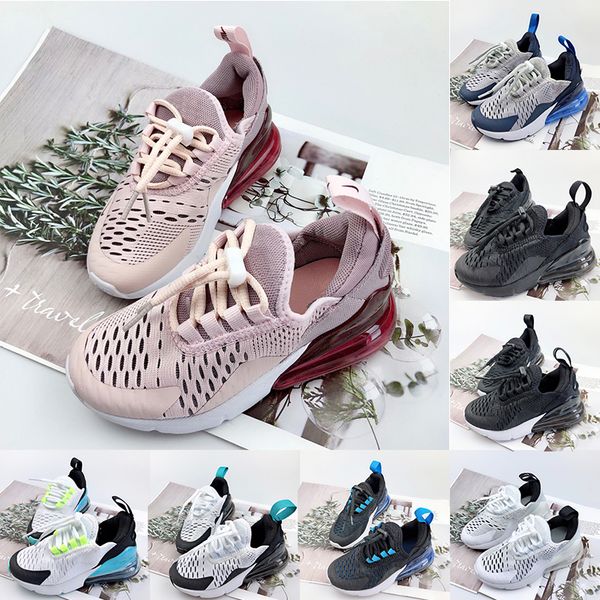 

fashion big kids shoes designer 270 kid sneakers triple white black barely rose 270s dusty cactus children boys girls shoe youth sports trai