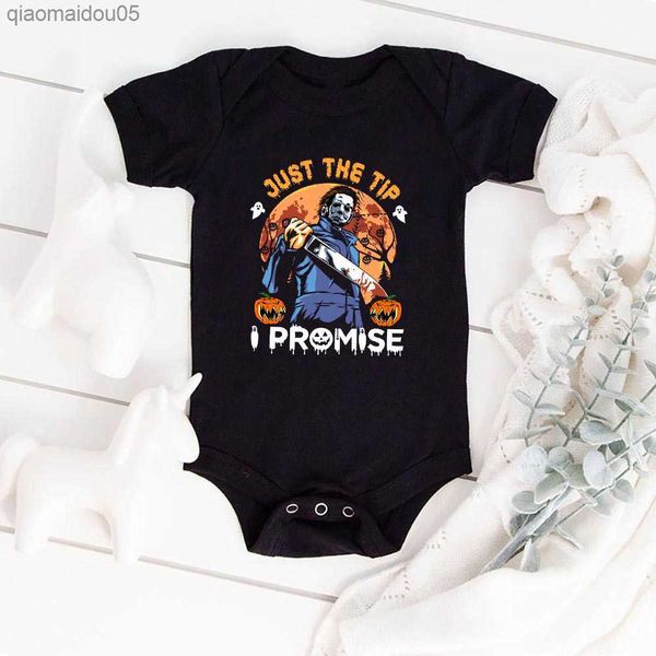 

halloween baby boy clothes onesies fashion harajuku fall comfy newborn bodysuit short sleeve black infant outfits trick or treat l230712, Blue