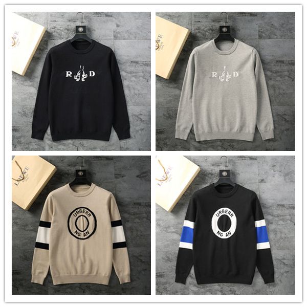 

men's designer spring women's sweater long sleeve jumper crewneck cartoon knit high-end jacquard knit sweater coat -3xl-js2, White;black