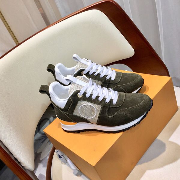 

casual shoes thick soled casual shoes women platform travel leather lace-up sneaker cowhide fashion lady letters flat designer running train, Black