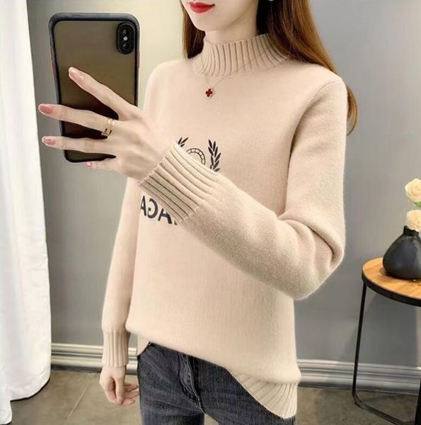 

womens designer sweater autumn round neck striped fashion long sleeve high end jacquard cardigan knitting sweaters coats, White;black
