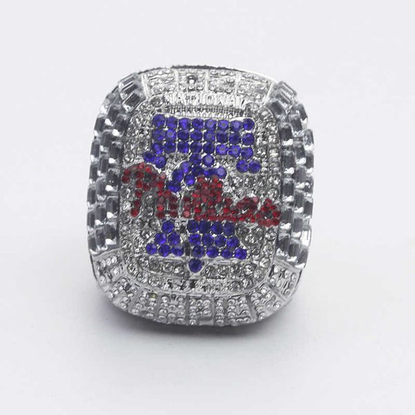 

2022 nl philadelphia foldable championship ring baseball ring, Silver