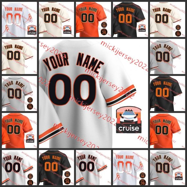 

thairo estrada camilo doval baseball jersey joey bart joc pederson 14 tyler beede 12 heliot ramos 34 jakob junis 62 logan webb 32 david vill, Black