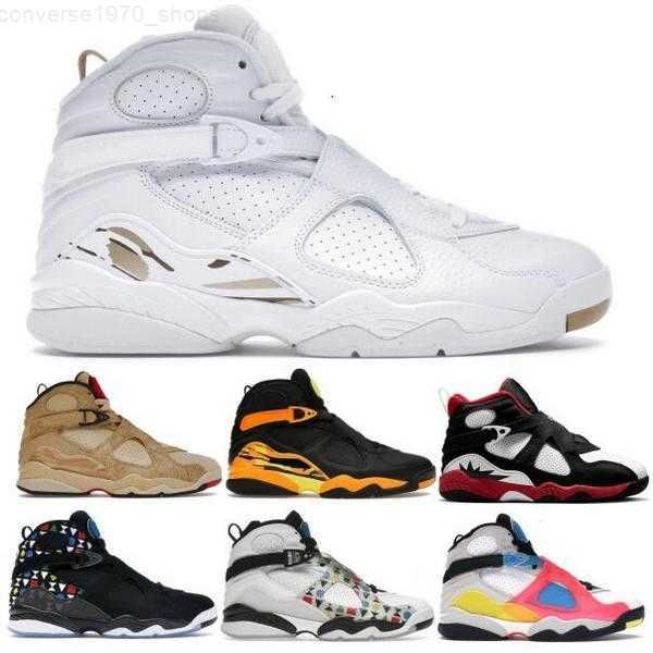 

shoes jumpman 8 vii 8s valentines day red aqua chrome mens countdown pack alternate outdoor trainers sports sneakers size us 7-13, Black