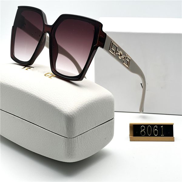 

designer sunglasses for women and men fashion model special uv400 protection letters big leg double beam frame outdoor luxury design women s, White;black