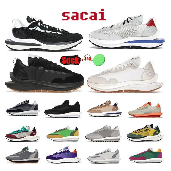 

mens womens sacais running shoes vaporwaffle ldv waffle orange blaze nylon white black sail gum sesame game royal fragment grey blue void gr