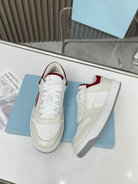 

2023 designer sneaker virgil trainer casual shoes calfskin leather white green red blue letter overlays platform fashion luxury 0731, Black