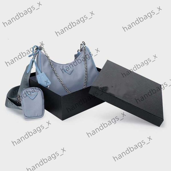 

designer bag p bag summer new p family three in one hobo underarm bag waterproof nylon single shoulder messenger bag with logo 1lf8