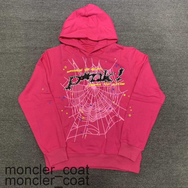 

spider pink sp5der hoodies young sweatshirts streetwear thug 555555 angel hoody men women 11 web pulloverek5p, Black