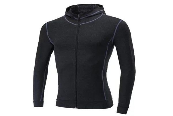 

dark grey good quality fitness shirt long sleeve clothing018573692, White;black