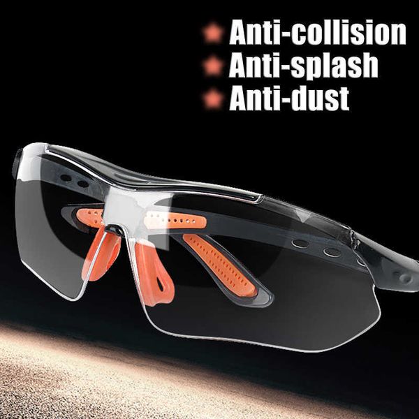 

clear eye sand prevention windproof safety riding goggles vented glasses work lab laboratory safety goggle glasses spectacles, Blue