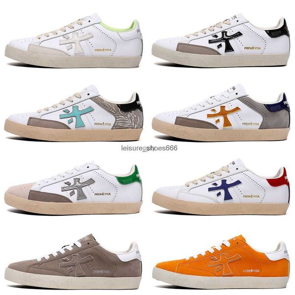 

premiata mick designer sneakers casual shoes men women black white white kale black fluorescence orange grey blue mens womens platform train