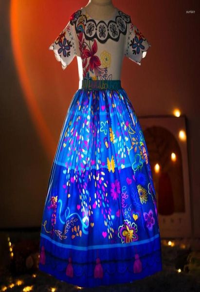 

girl dresses uporpor light up princess birthday party dress for kids cosplay mirabel halloween ball gown evening vestido3956870, Red;yellow