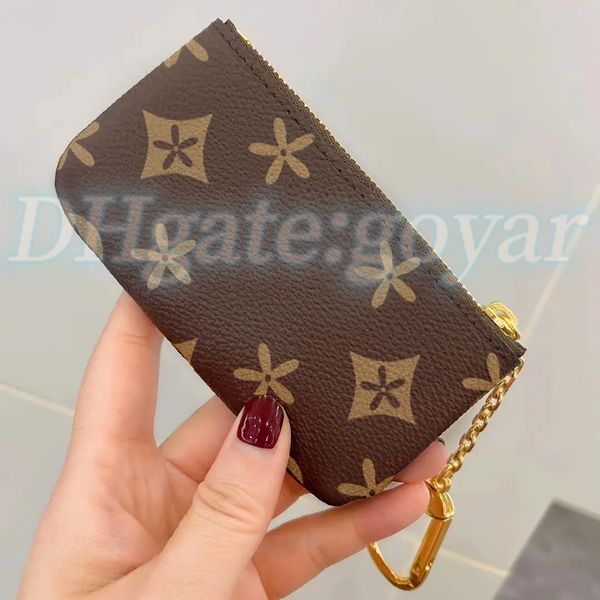 

pocket organizer m62650 key coin purse keychain wallets black flower card holders key pouch mens passport cover luxurys designer passport ho, Red;black
