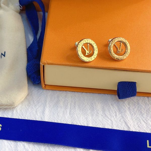 

925 luxury brand designer letters stud geometric famous women pearl earring wedding party jewerlry, Golden;silver