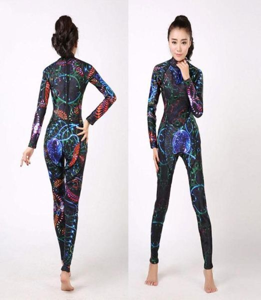 

women039s full wetsuit 3mm premium neoprene wet suit xs s m l xl xxl starry starlit sky printed full body long sleeve wetsutis4576853