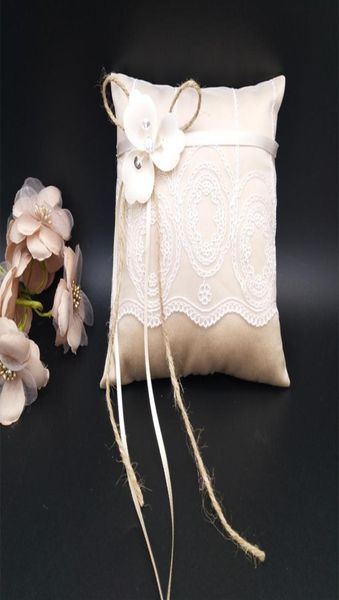 

2021 new wedding ring pillow lace wedding ring holder marriage ring cushion bearer wedding party decoration a0058109554