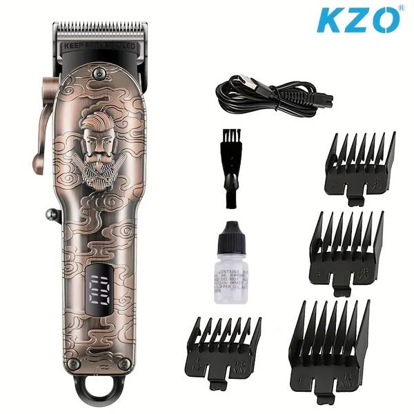 

upgrade your grooming game: professional hair clippers & trimmer kit for men