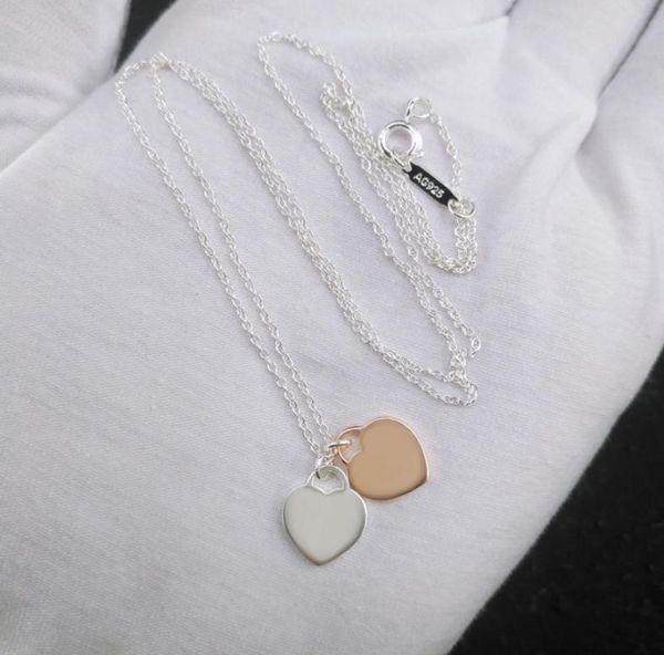 

original box return brand logo women love designer necklace 925 silver pendant necklaces female jewelry exquisite craftsmanship cl2769598
