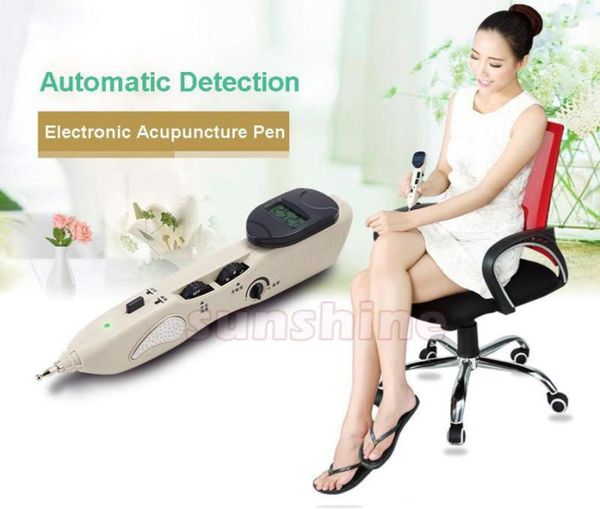 

electric meridian acupuncture point pen automatic meridan detector diagnosis acupunture stimulation massage device for home use5076525