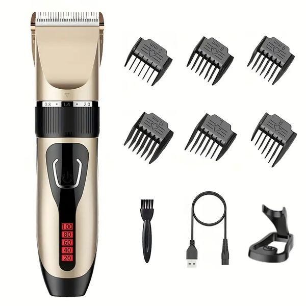 

professional hair clipper beard trimmer electric hair trimmer usb rechargeable hair clipper for salon home use