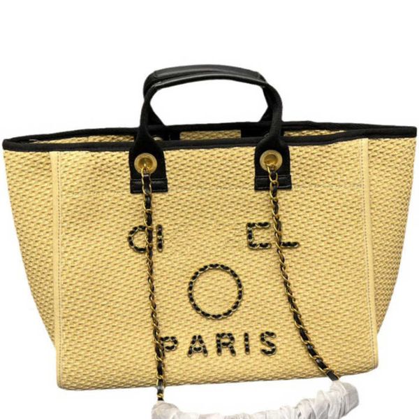 

women's luxury classics beach bag brand ch women evening handbag fashion designers backpack knitting female large capacity handbags met