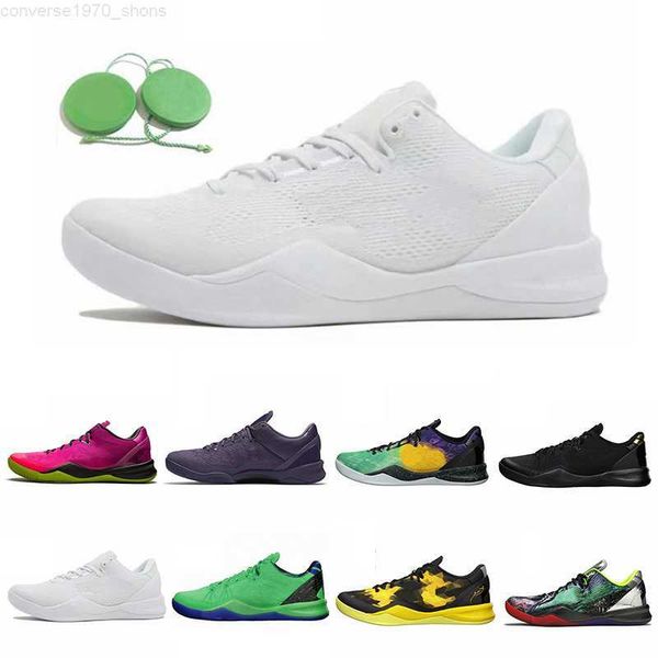 

8 protro triple white mens basketball shoes 8s mambacurial black gold easter ftb prelude reflectiion sulfur electric supehero men trainers s