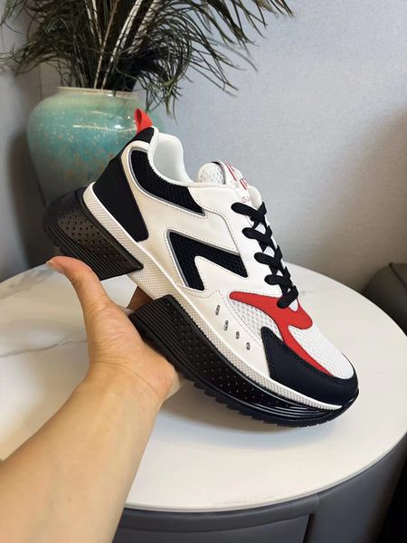 

luxury men women designer casual shoes white black pink blue green red calf leather lace-up sneaker oversized rubber 0731