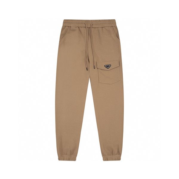 

men's plus size pants round neck embroidered and printed polar style summer wear with street pure cotton 32ru, Black;brown