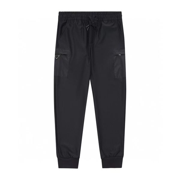 

mens pants cargo mens streetwear hip hop printed casual trousers military retro multi-pockets straight loose overalls button fly couple stra, Black;brown