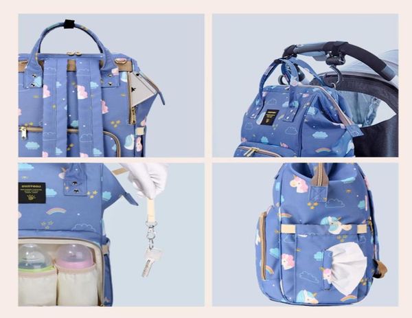 

sunveno mummy maternity diaper nappy bag organize large capacity baby bag backpack nursing bag for mother kids baby care y2001077922098