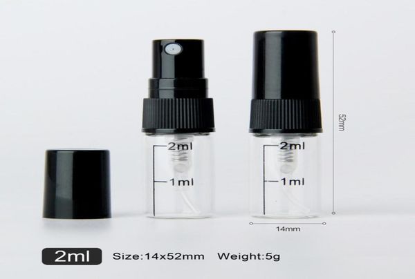 

empty 2ml atomizer spray bottle transparent mini sample perfume bottles 5000pcslot from china manufacture dhl ups fedex 3265171