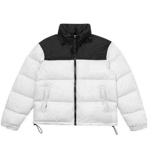 

north america famous luxury mens down jackets for women 700 winter embroidery coat hidden hat contrast color stitching puffer jacket 1996 ma, Black