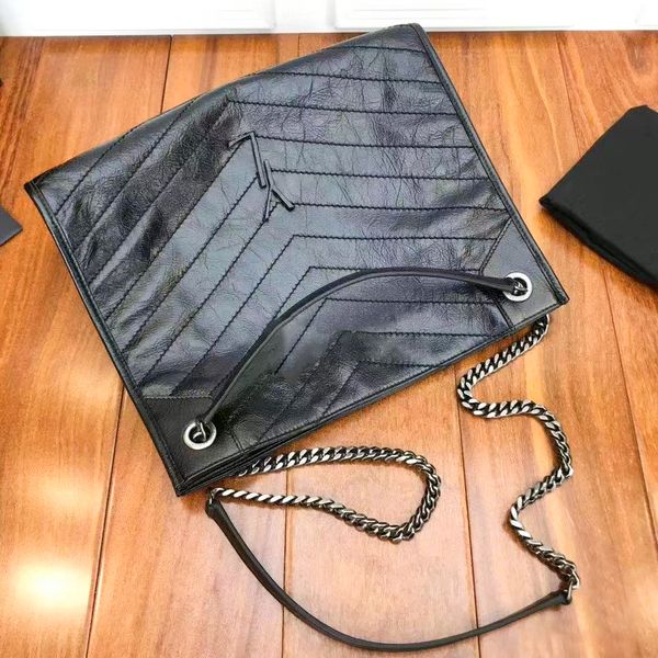 

niki designer mens chain travel shop clutch bag cross body shoulder bags luxury totes handbags fashion wallet genuine leather womens shopper