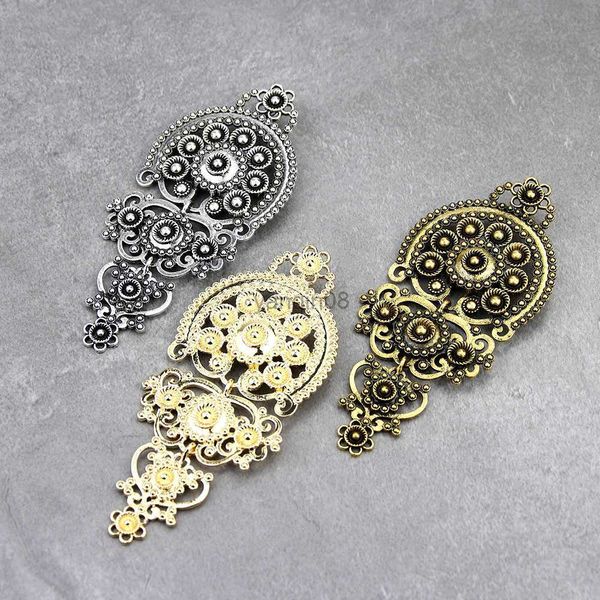 

pins brooches sunspicems bohemia women brooch europe vintage flower pendant brooch pins retro gold silver color bridal wedding jewelry gift, Gray